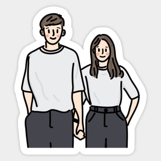 couple Sticker